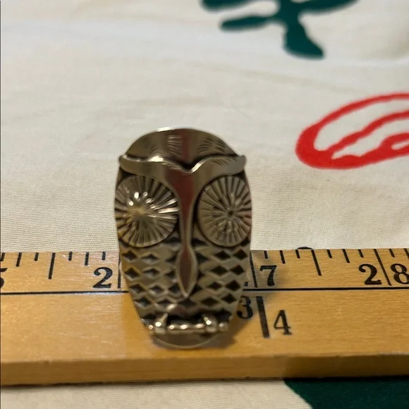 Sterling Silver Owl ring - Picture 4 of 5